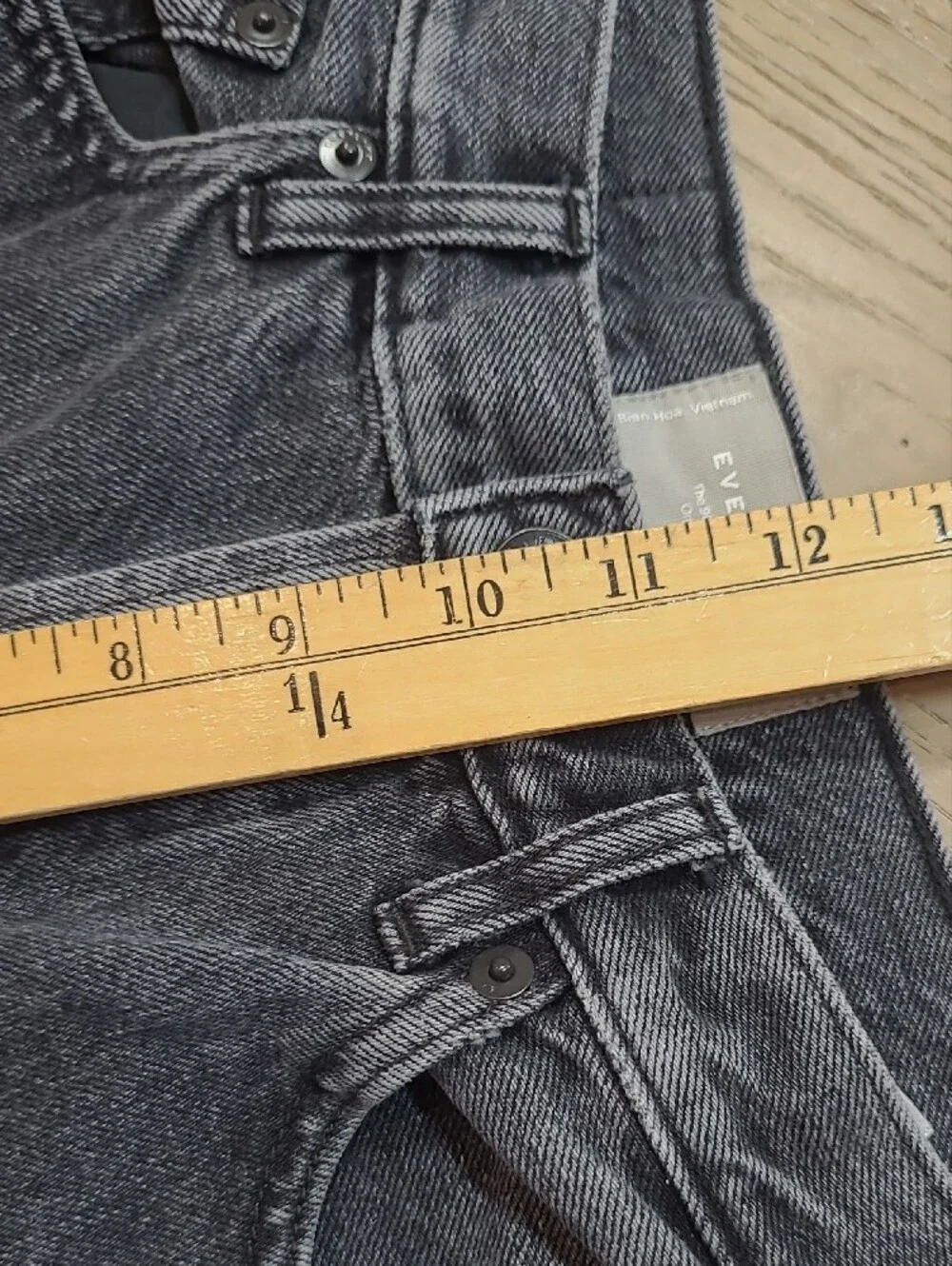 Everlane Jeans Women's sz 26R 90's Cheeky Jean High Rise Black Denim Jeans